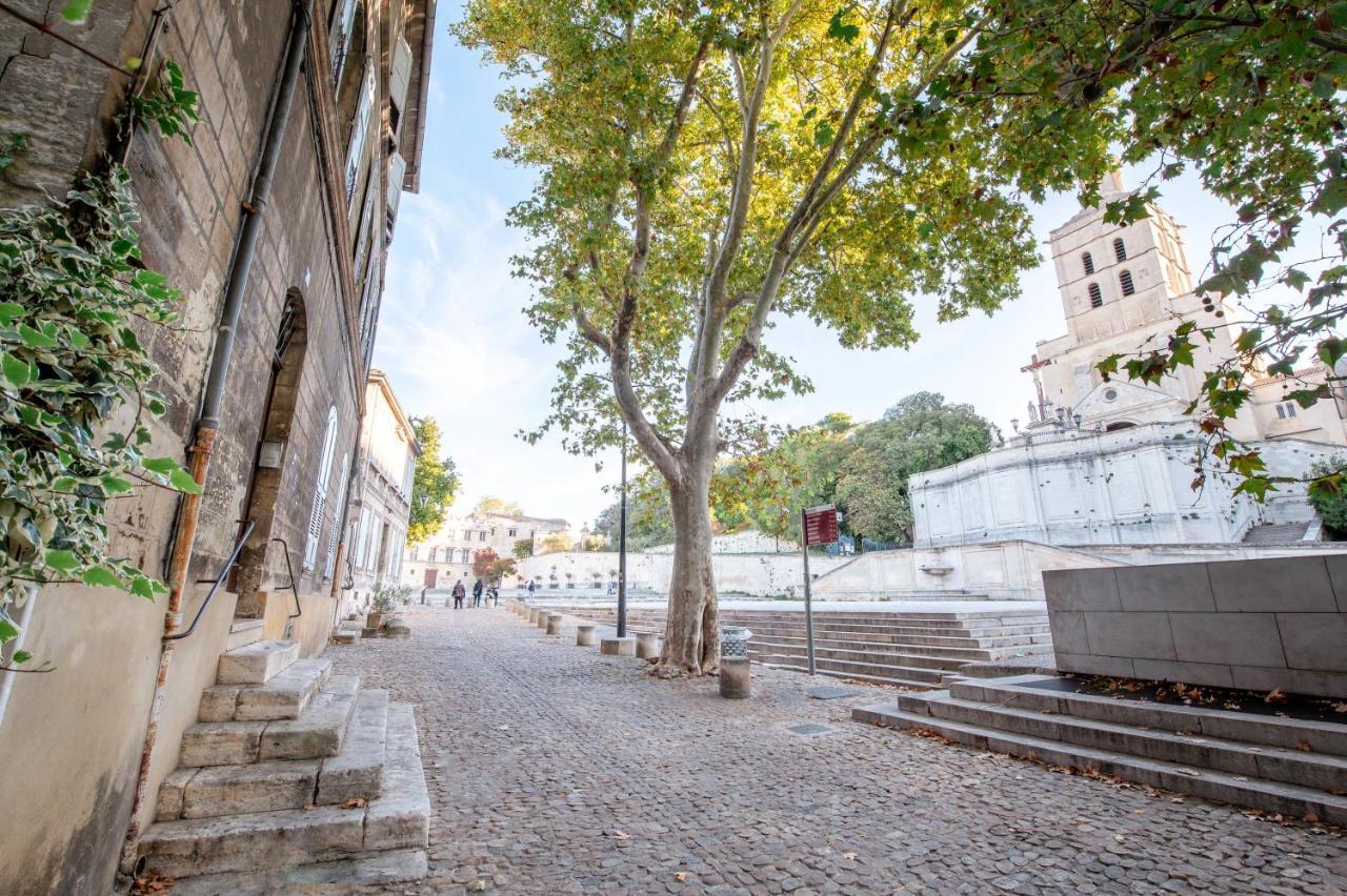 Place Du Palais Des Papes 3 Chambres Parking Climatisation 3 Salles De Bain Avinyon Dış mekan fotoğraf